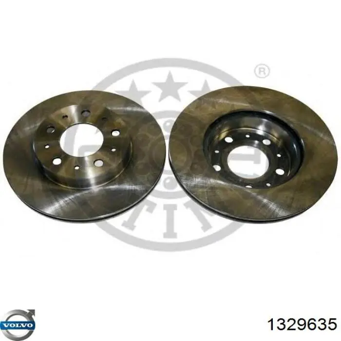 Диск переднього гальма Volvo 1329635 ціна, від 68.42 USD