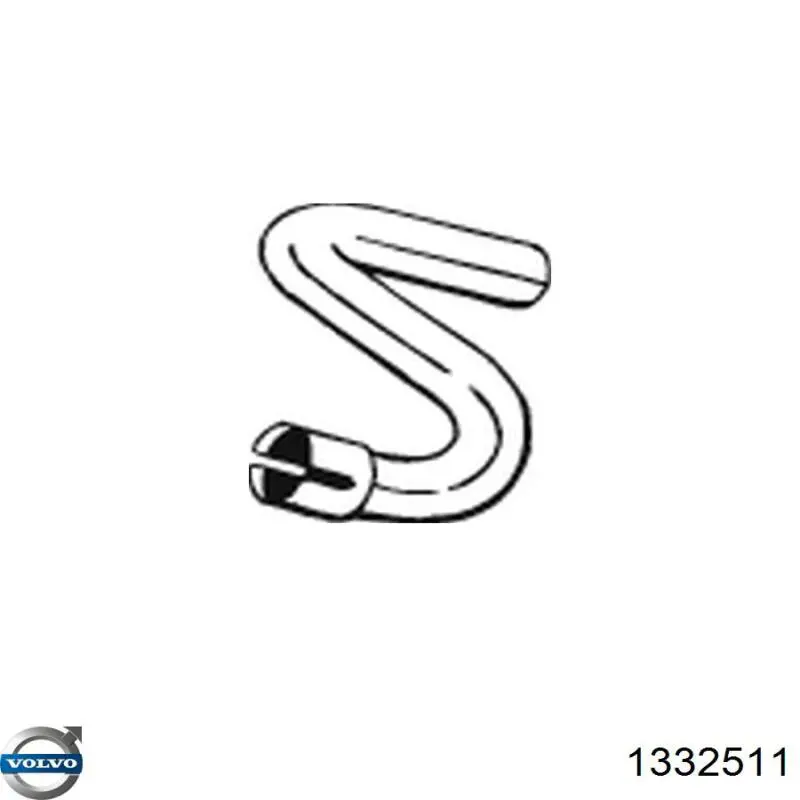 Вихлопна труба Volvo 1332511 ціна, від 26.49 USD