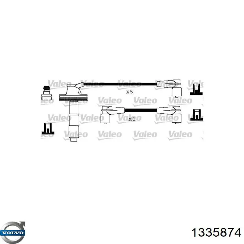 Купити 9445258 Volvo Провід високовольтні, комплект