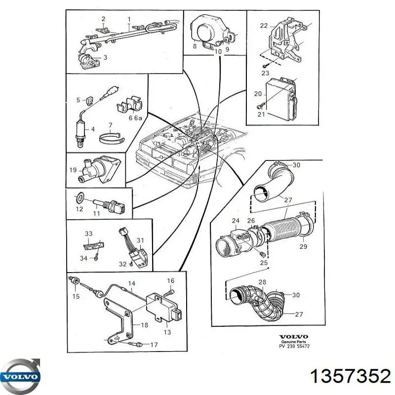  Volvo 1357352 ціна, від 29.71 USD