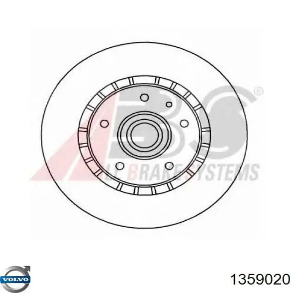 Диск гальмівний передній 1359020 Volvo