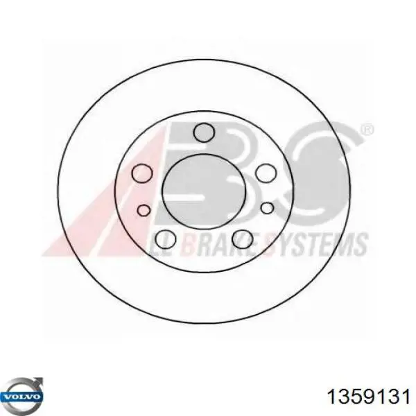 1359131 Volvo Гальмо дискове переднє
