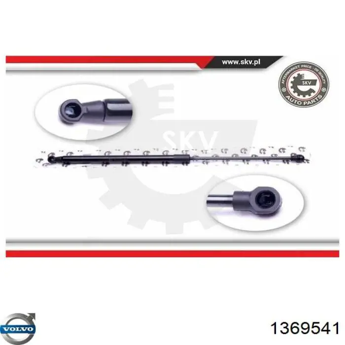 Кронштейн решітки радіатора Volvo 1369541 ціна, від 25.33 USD