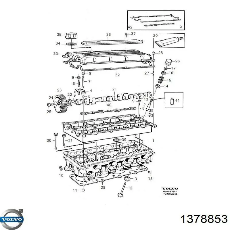  Volvo 1378853 ціна, від 43.20 USD
