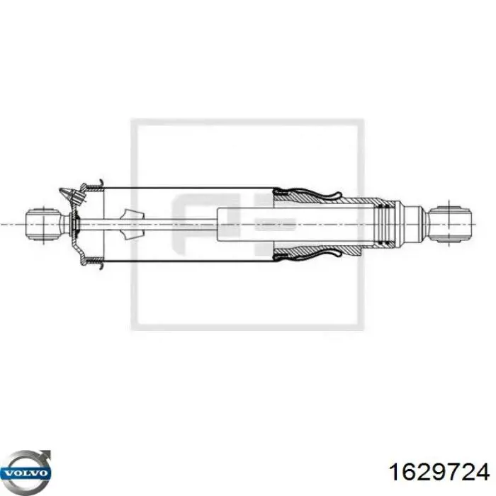 Купити 1629724 Volvo Амортизатор кабіни (TRUCK)