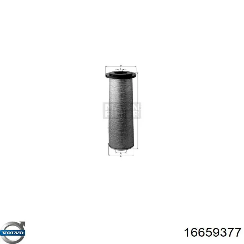 16659377 Volvo Повітряний фільтр двигуна