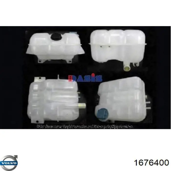 1676400 Volvo Розширювальний бачок охолодження