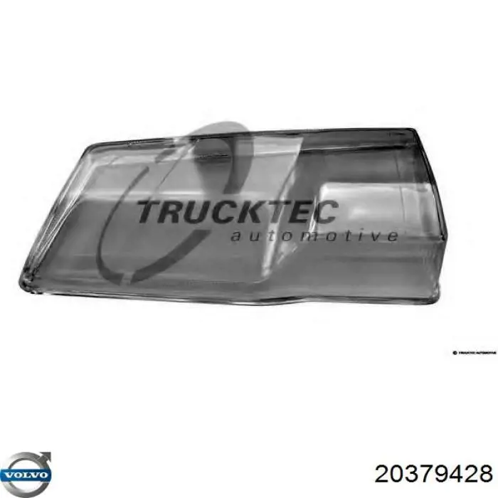 Скло фари лівої Volvo 20379428 ціна, від 26.13 USD
