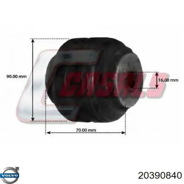 Купити 20390840 Volvo Подушка кабіни