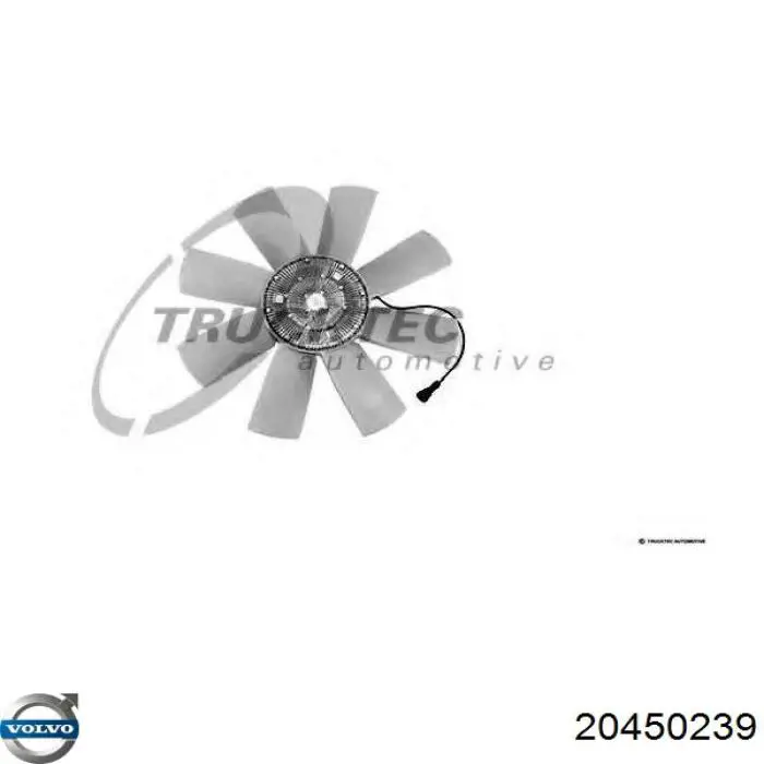 Купити 20450239 Volvo Муфта вязкостная системи охолодження