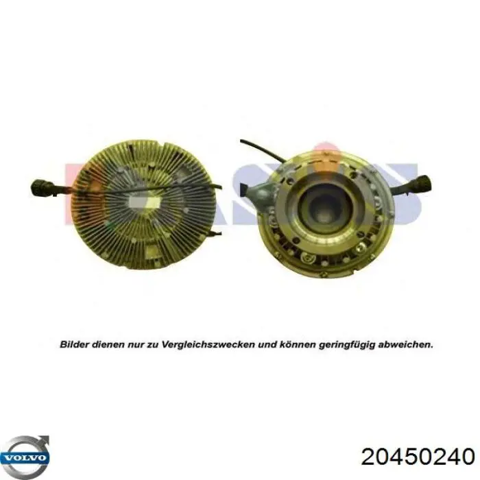 Купити 20450240 Volvo Муфта вязкостная системи охолодження