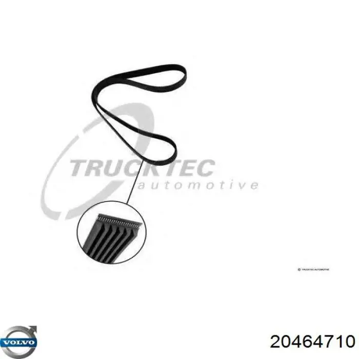 Клиновий ремінь Volvo 20464710 ціна, від 12.43 USD