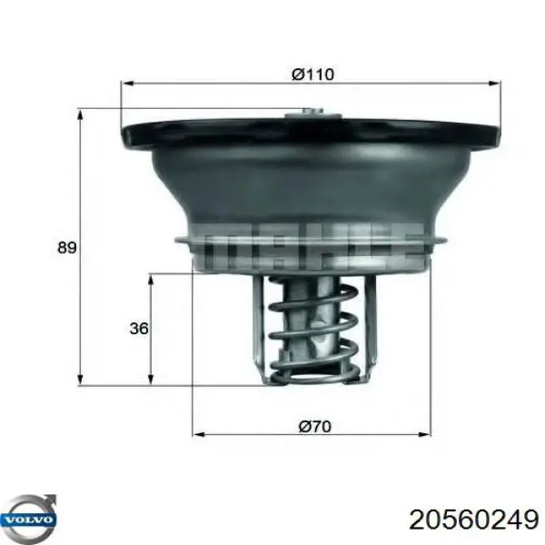 20560249 Volvo Авто термостат