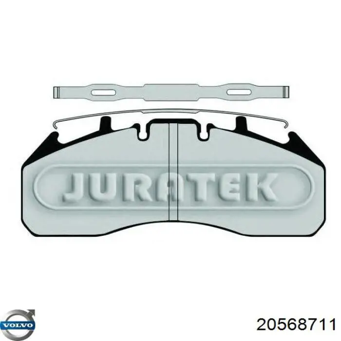 20568711 Volvo Передні гальмівні колодки