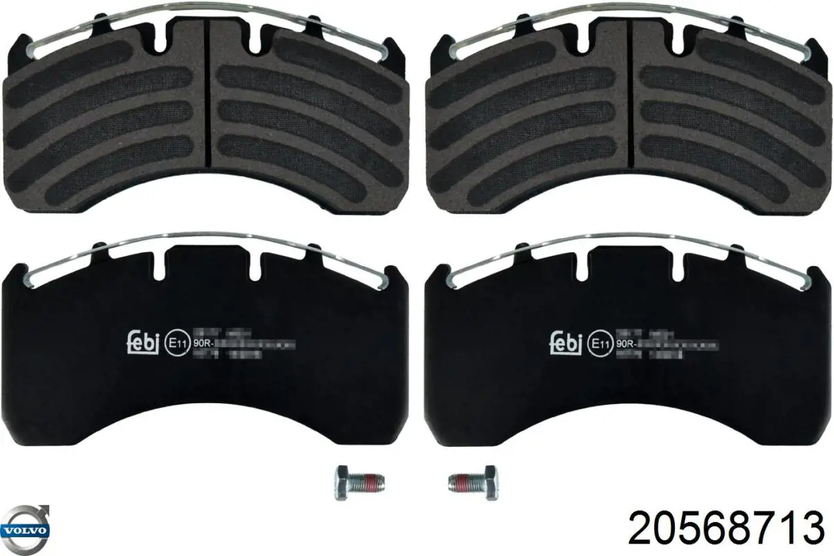 Купити 20568713 Volvo Задні колодки