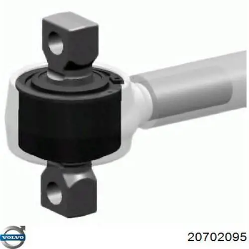 Сайлентблок реактивної тяги, задній 20702095 Volvo
