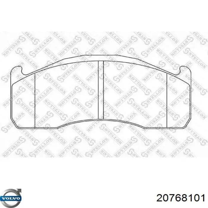 Купити 20768101 Volvo Задні колодки