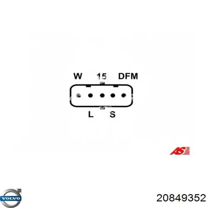20849352 Volvo Авто генератор