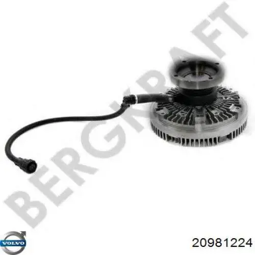 20981224 Volvo Гідромуфта приводу вентилятора