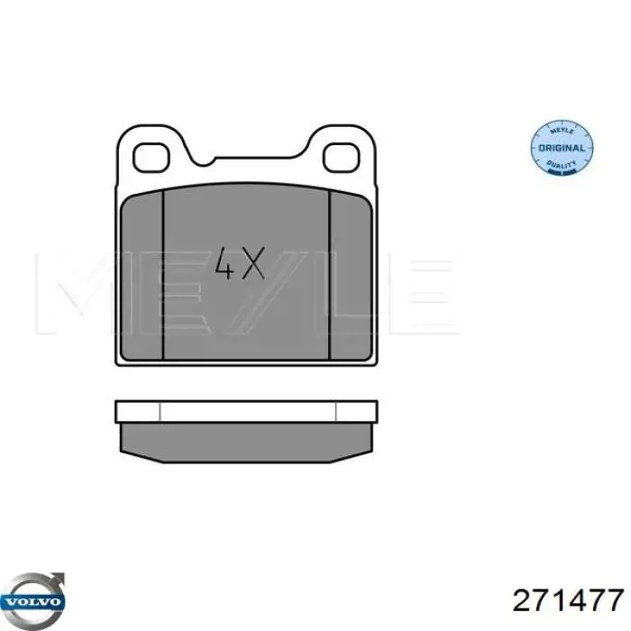 Купити 271477 Volvo Задні колодки