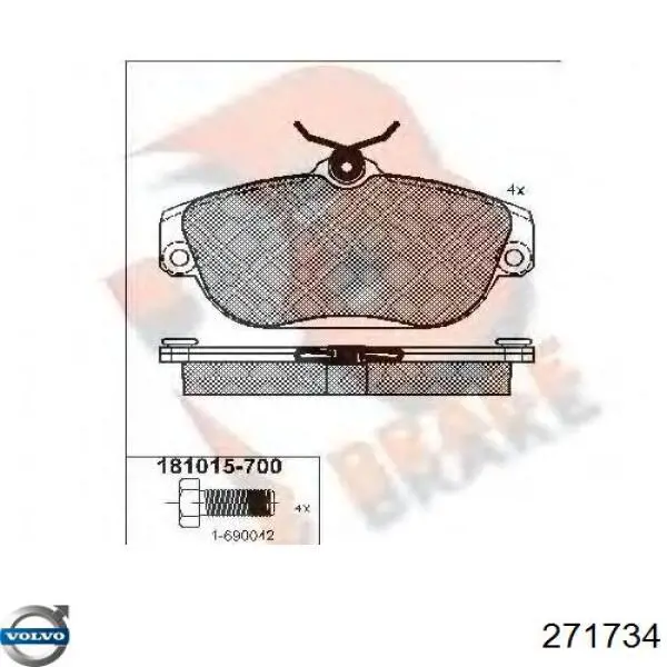 Купити 271734 Volvo Прокладка колектора