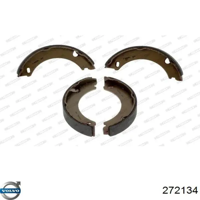 Колодки ручника / стоянкового гальма Volvo 272134 ціна, від 13.58 USD