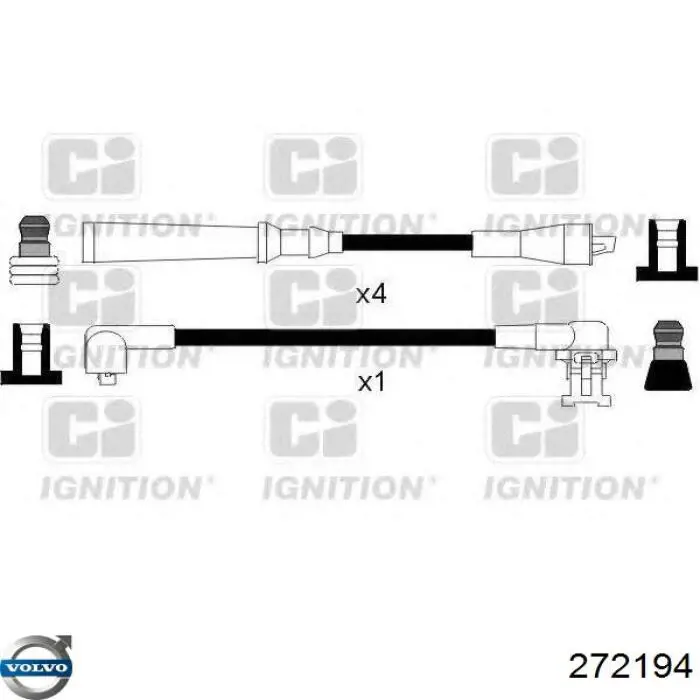 Дроти запалювання Volvo 272194 ціна, від 22.52 USD