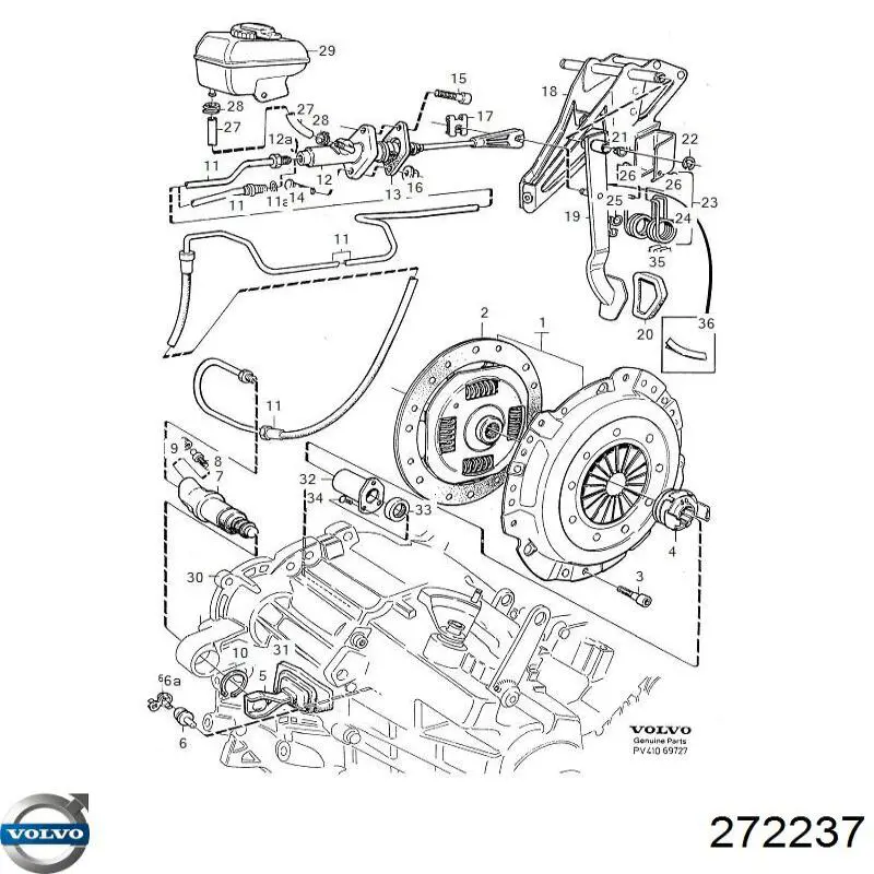 Зчеплення Volvo 271956 ціна, від 271.43 USD