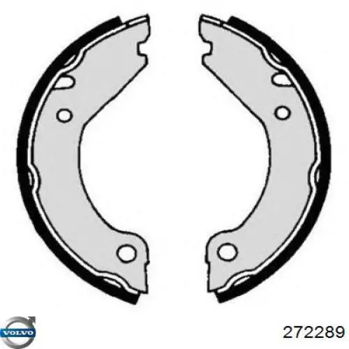 272289 Volvo Гальмівні колодки ручника