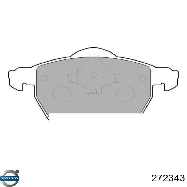 Тормозні колодки Volvo 272343