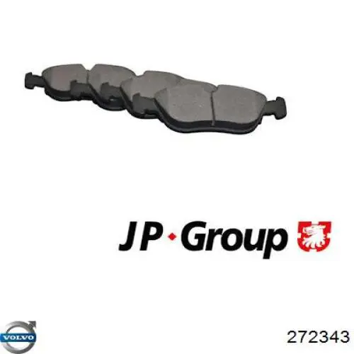 Гальмівні колодки Volvo 272343 ціна, від 25.48 USD
