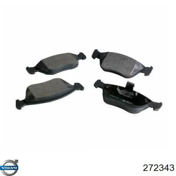 Передні тормозні колодки 272343 Volvo
