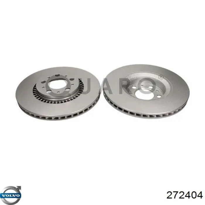 Диск переднього гальма Volvo 272404 ціна, від 60.00 USD