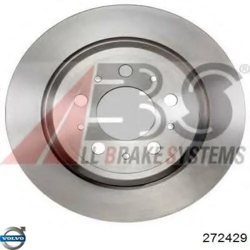 Задні дискові гальма Volvo 272429 ціна, від 34.18 USD