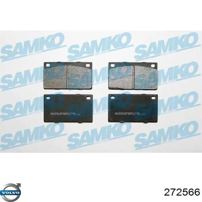 Гальмівні колодки Volvo 272566 ціна, від 15.42 USD