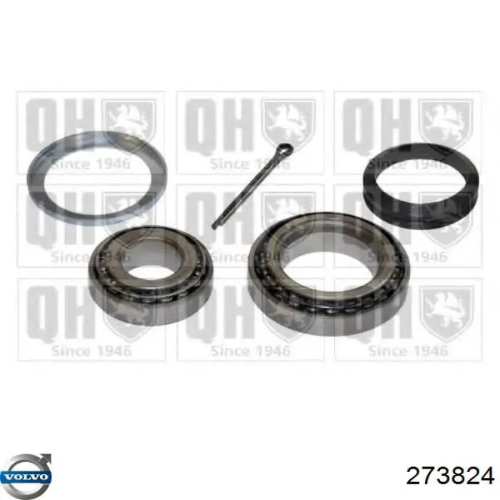 Комплект підшипник маточини передньої Volvo 273824 ціна, від 6.88 USD
