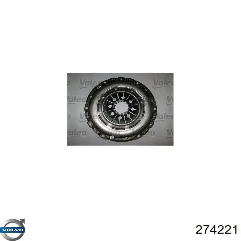 Комплект зчеплення (3 частини) Volvo 274221 ціна, від 208.92 USD