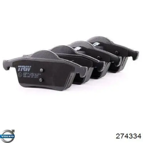 Купити 274334 Volvo Задні колодки