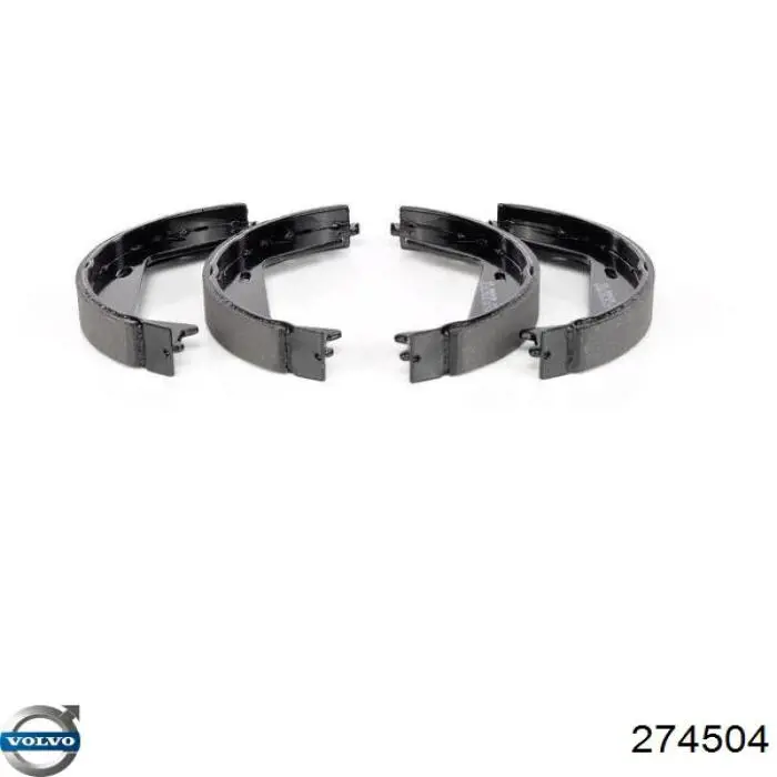 Колодки ручника / стоянкового гальма Volvo 274504 ціна, від 20.27 USD