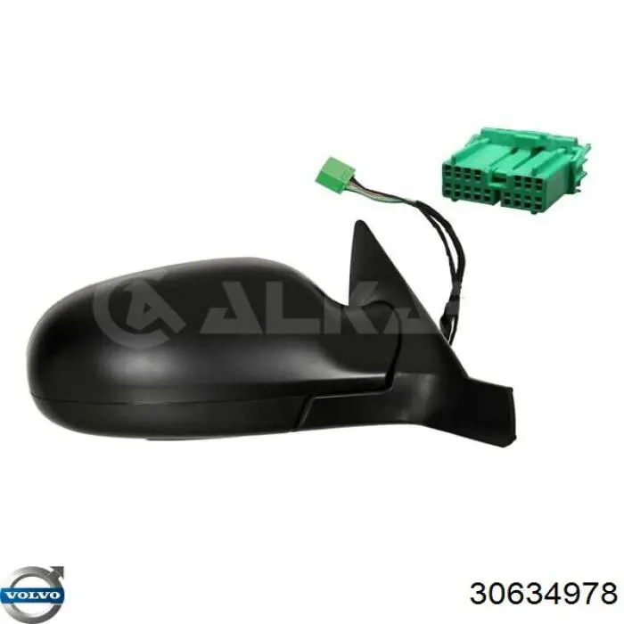 Праве бічне дзеркало Volvo 30634978 ціна, від 84.36 USD