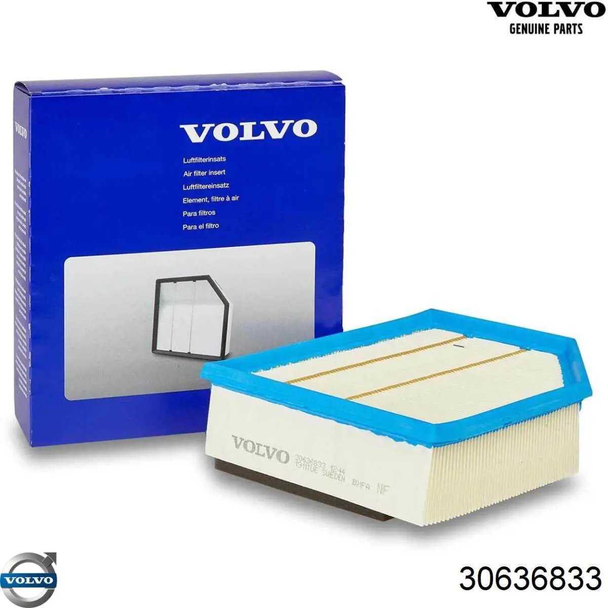 30636833 Volvo Повітряний фільтр двигуна