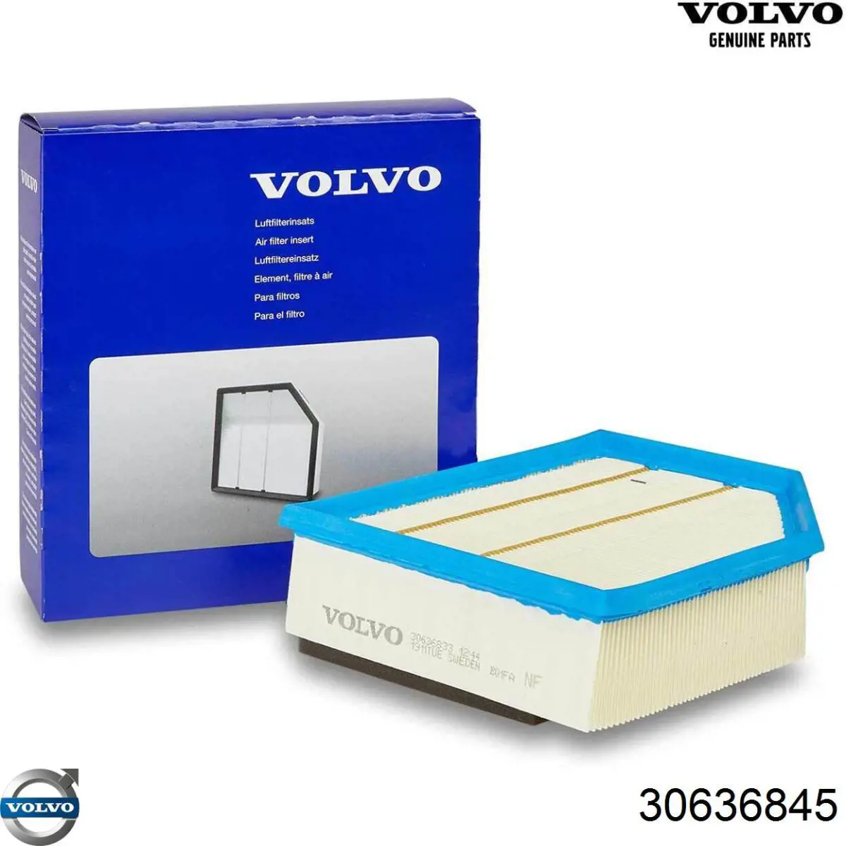 Корпус повітряного фільтра Volvo 30636845 ціна, від 25.37 USD