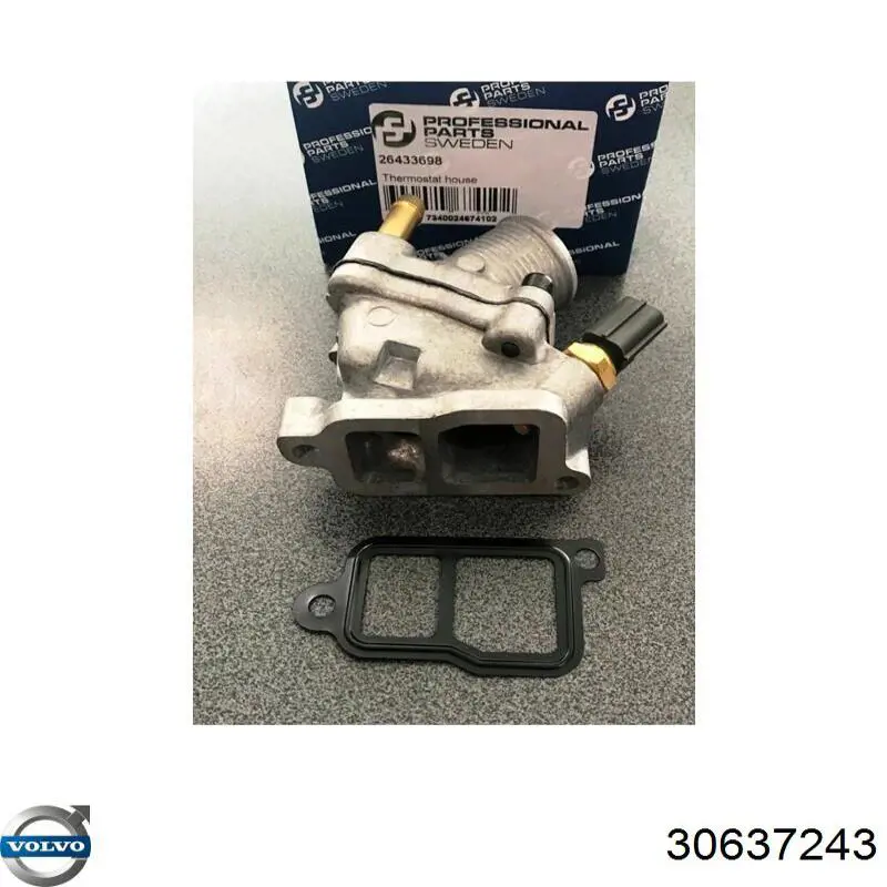 Кожух термостата Volvo 30637243 ціна, від 48.90 USD