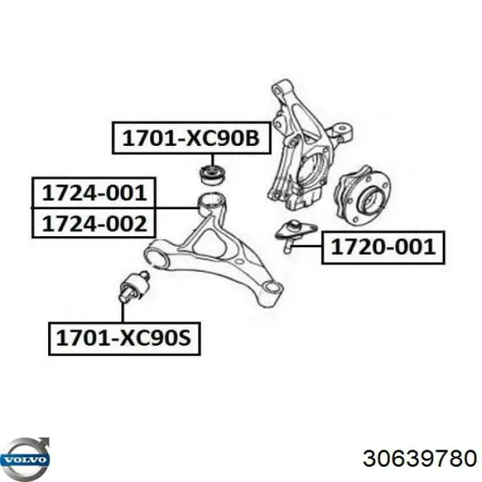 Ходова Volvo 30639780