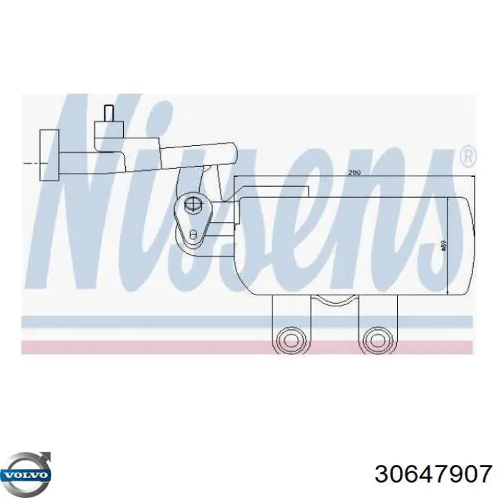 30647907 Volvo ресивер-осушувач кондиціонера