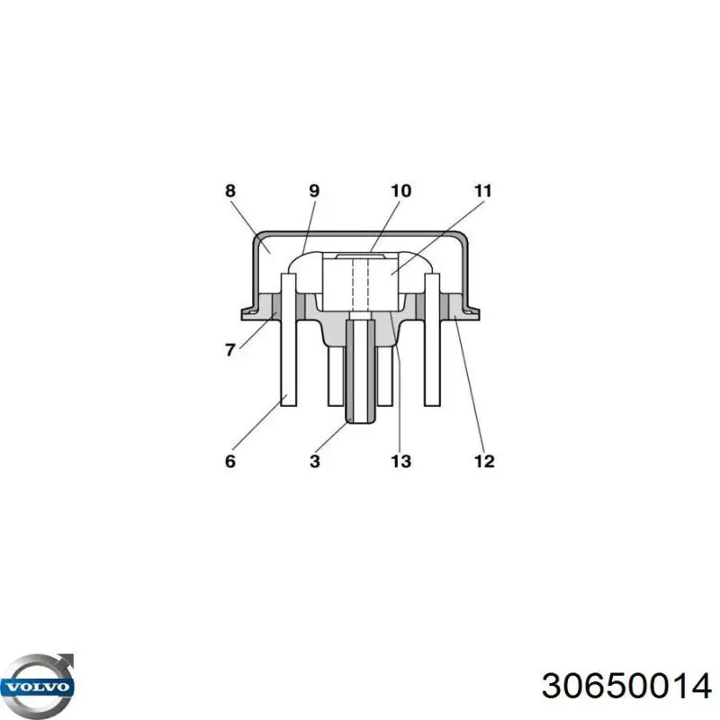 Купити 30650014 Volvo Датчик абсолютного тиску