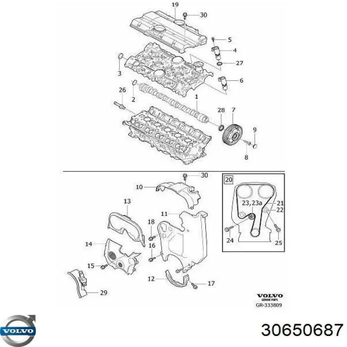  Volvo 30650687 ціна, від 131.78 USD