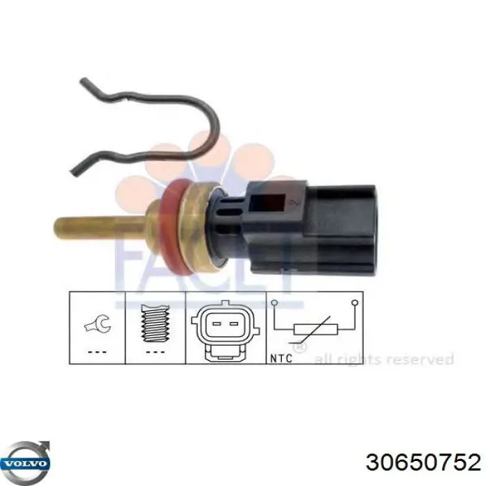 Купити 30650752 Volvo Датчик температури охолоджуючої рідини