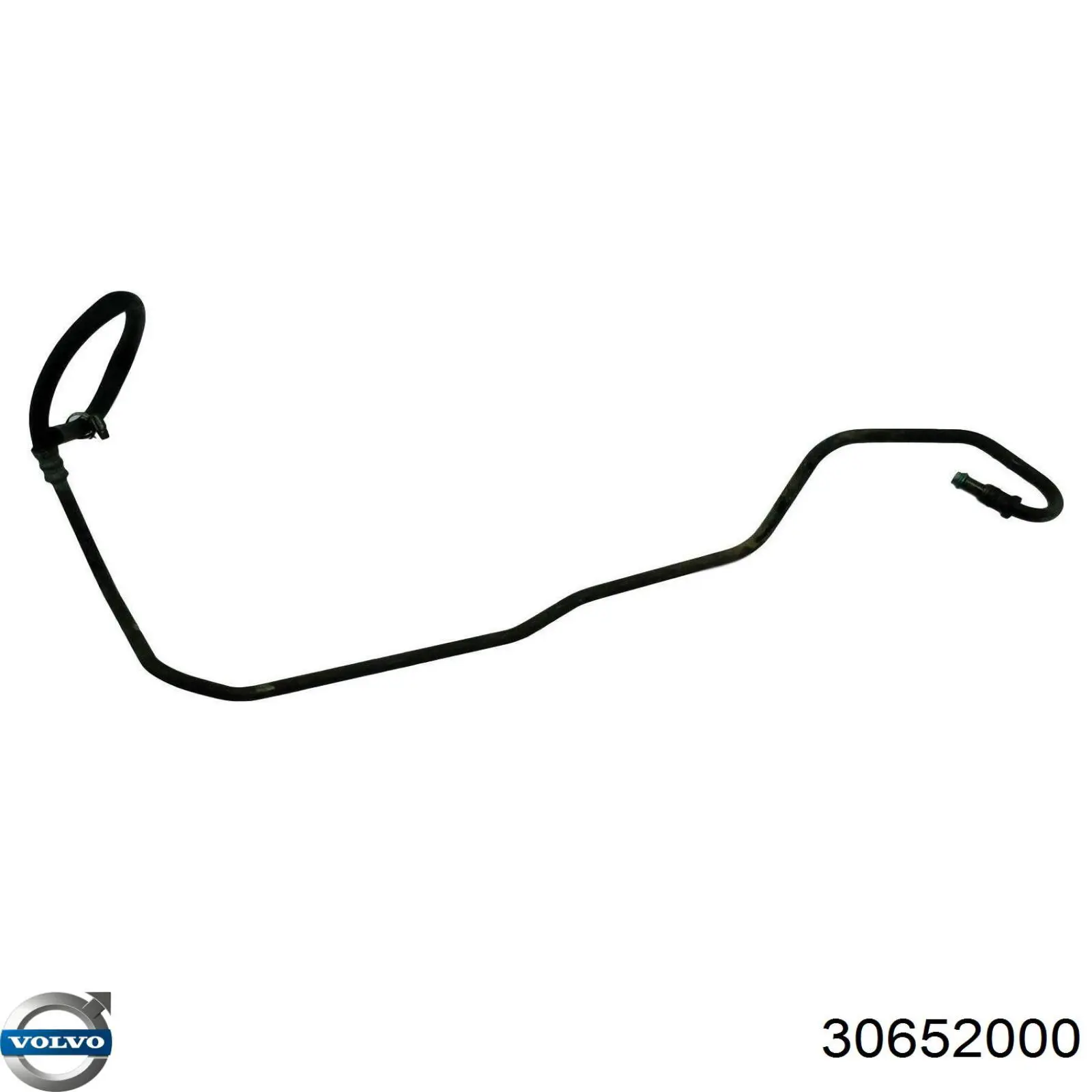 Шланг ГПК, низького тиску, від рейки/механізму до бачка 30652000 Volvo