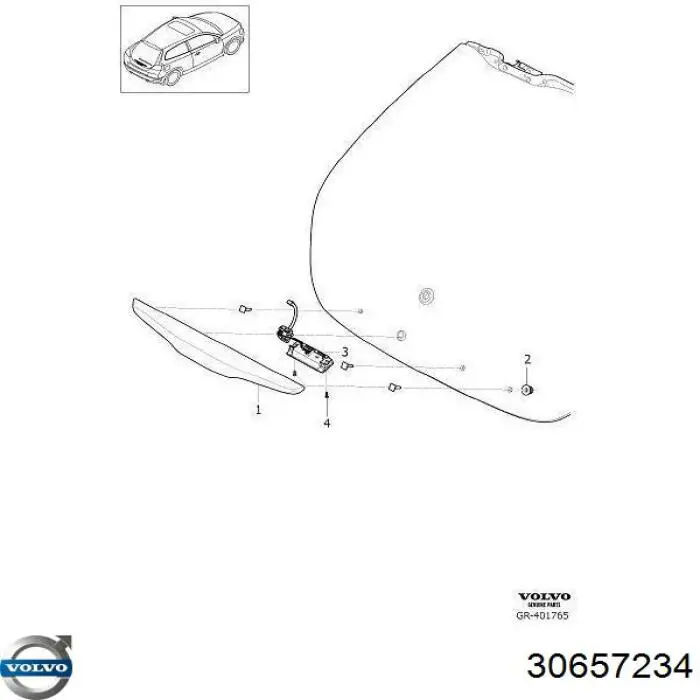  Volvo 30657234 ціна, від 87.64 USD